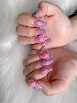 ミディアム ネイル 《LB》ラブリエ Nail&eyeのマツエク・マツパデザイン