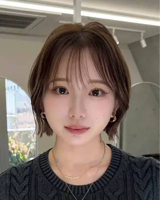 ショート sand池袋所属・似合わせボブカット ISAKIのヘアスタイル