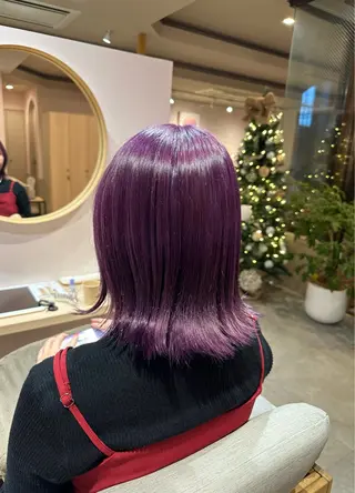 カラー 芝智也／ ブリーチカラーのヘアスタイル