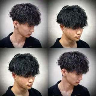 メンズ 革命🔥ツイスパ/フ ェザー特化SHOTAのヘアスタイル