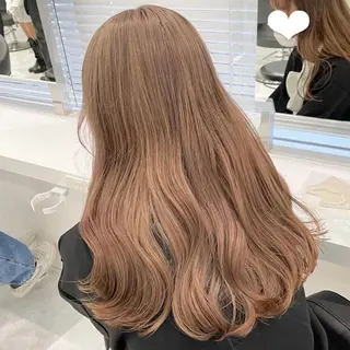 ミディアム カラー 🎀🧁ダメージレス 艶髪カラー🧁🎀のヘアスタイル