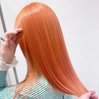カラー 長尾菜々美🐰 ／ハイトーンカラーのヘアスタイル