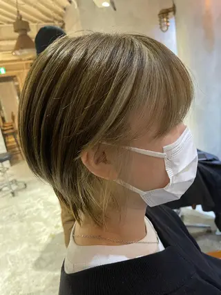 ロング カラー サイエンスアクア/艶 髪/レイヤー/清水のヘアスタイル