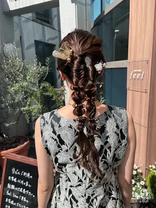 ロング ヘアアレンジ しみず さくら🌸のヘアスタイル