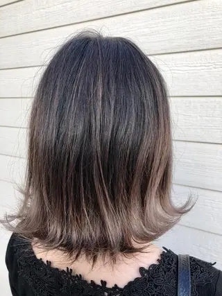 ミディアム カラー RUBEUS【ルベウス】所属・✨艶々カラー🎨 杉本賢人のヘアスタイル