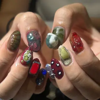 ネイル 個性派ネイル シノのネイルデザイン