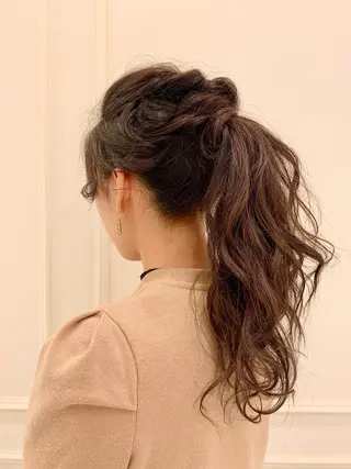 ヘアアレンジ 🍒顔周り/レイヤー /韓国風/アリサ🍒のヘアスタイル