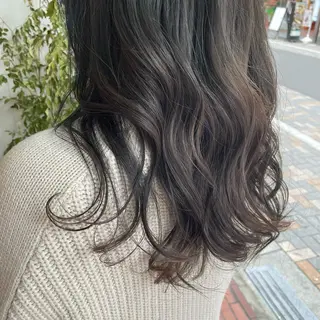 セミロング カラー サトウ コウキ  メンズのヘアスタイル