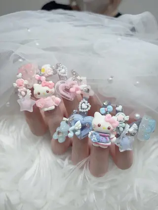 ネイル MoMoA Nail ネイル長さ出し専門店のネイルデザイン