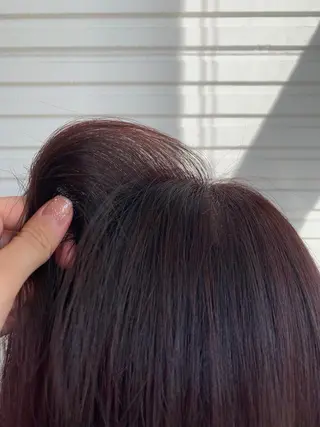 ミディアム ワタナベ アオイのヘアスタイル