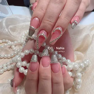 ネイル 💎CC・NaNa 韓国風ネイル🌙Cのネイルデザイン