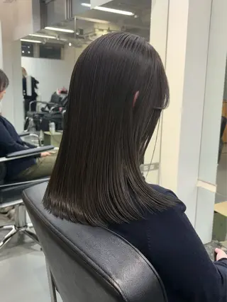 セミロング カラー 村田 りょうやのヘアスタイル