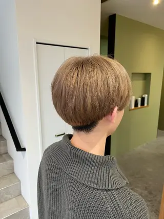 ショート カラー メンズ 諸岡 玲のヘアスタイル