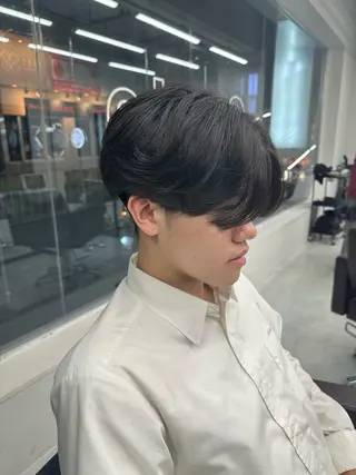 パーマ メンズ ニュアンス/フェザー /ウルフ/伶馬のヘアスタイル