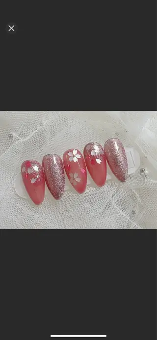 ネイル ネイルサロンAiri 長さ出し·シンプルのネイルデザイン