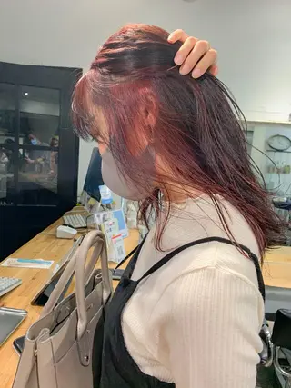 ロング カラー メンズパーマ メンズ特化ryoのヘアスタイル