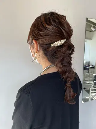 ヘアアレンジ silo所属・silo MOKA 顔周りカット🦦のヘアスタイル