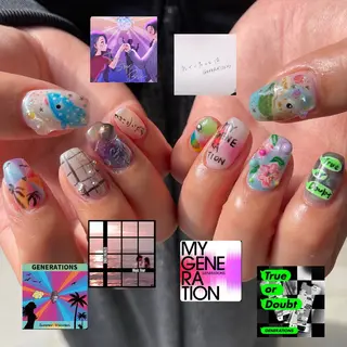 ネイル RooM tani /個性派ニュアンスのネイルデザイン