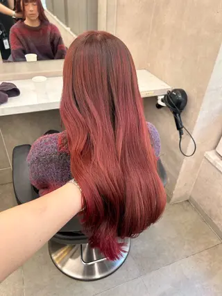 カラー 透明感ベージュ🤎 ナチュラルレイヤーのヘアスタイル