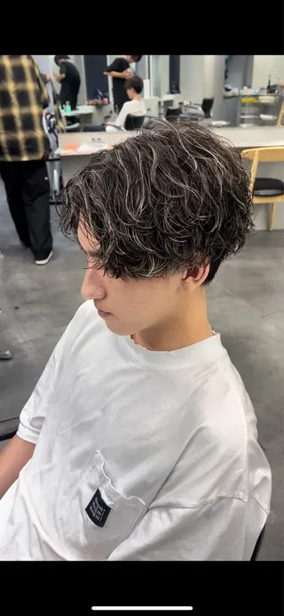 カラー パーマ メンズ fifth リュウセイのヘアスタイル