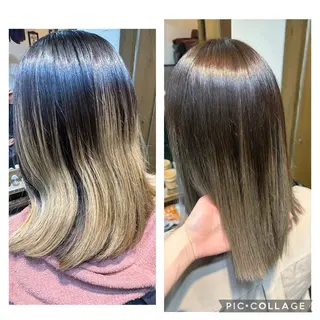 ミディアム jolie fille 高石店所属・桧作 みくのヘアスタイル