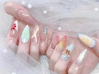 メンズ ネイル Bloom kabukiのネイルデザイン