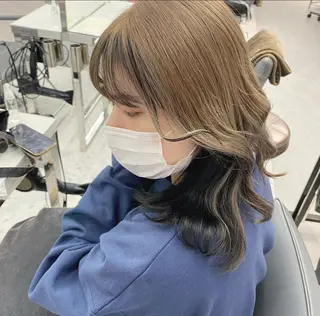 ミディアム 渋谷韓国ヘア🇰🇷 SAYAKA🩶ᩚのヘアスタイル