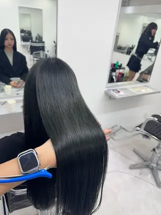 ロング カラー 韓国ヘア🇰🇷 /艶カラー/YUYAのヘアスタイル