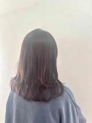 セミロング カラー mopa所属・mopa_kaede 暖色カラー/ロングのヘアスタイル