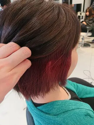 ショート カラー ジニアル所属・長島 司のヘアスタイル