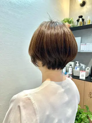ショート カラー 清水 義久のヘアスタイル