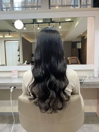 ロング パーマ 韓国風パーマ/ヘア セット/店長みづきのヘアスタイル