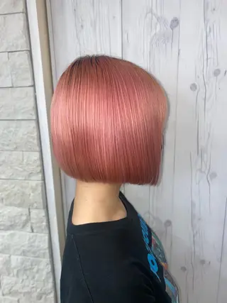 ショート ゆぴ☾‪/推しカラー /ハイトーンのヘアスタイル