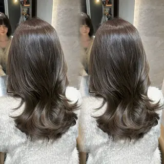 セミロング 銀座副店長/レイヤー /髪質改善/田島のヘアスタイル