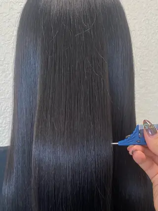 ロング カラー 福原 未来のヘアスタイル