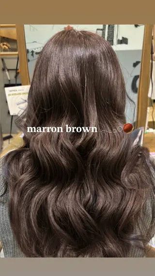 ロング カラー tomboy中村橋店 kouのヘアスタイル