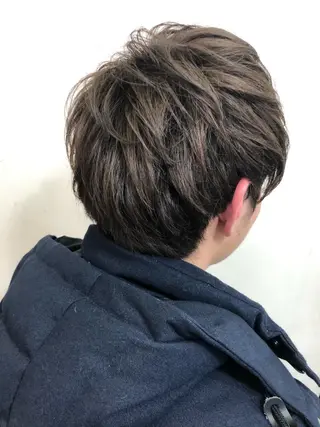 ショート カラー メンズ 西山梨々【12/1〜 産休を頂きます🎀】のヘアスタイル