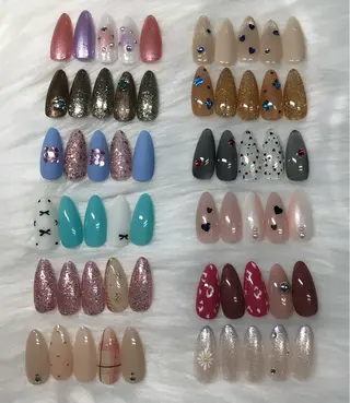 ミディアム 茂木 柚佳のネイルデザイン