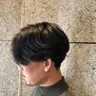 ショート パーマ メンズ うるツヤハイトーン✨ /西川郁巳のヘアスタイル