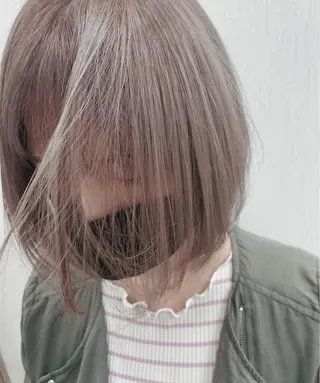 ショート カラー 🌿nudeカラー/ レイヤー/藤原🌿のヘアスタイル
