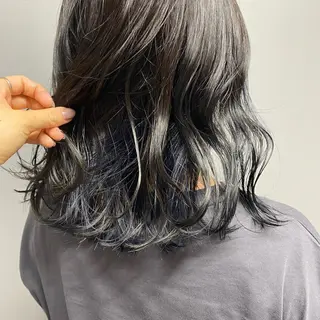 ミディアム きよはらちさき🍑 柔らかカラー🌱🫧のヘアスタイル
