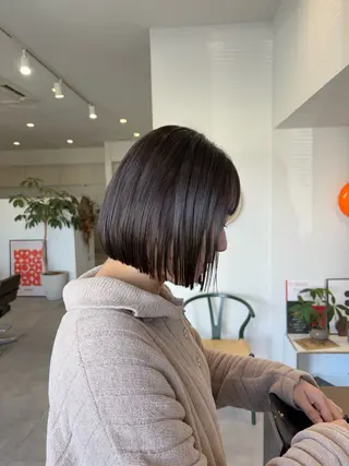 ミディアム カラー YUEN イシイ アミのヘアスタイル
