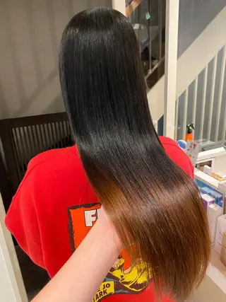 ロング カラー 🌈評価No.1🌈 艶髪カラー❌エクステのヘアスタイル