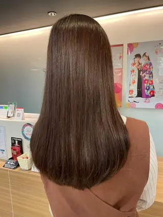 ロング カラー ボブ/インナーカラー /眉毛/Miyuのヘアスタイル
