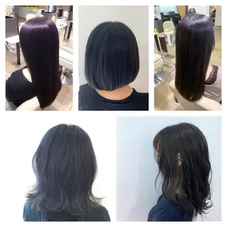 セミロング カラー Uni.所属・地毛風ストレート/ 髪質改善/榎本流行のヘアスタイル