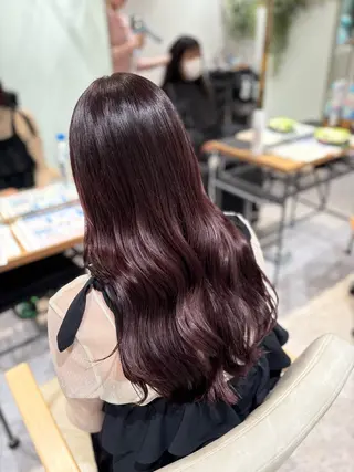 ロング カラー cut/eye 💖aika💖のヘアスタイル