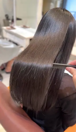 ロング カラー F Beauty表参道所属・髪質改善/縮毛矯正/ 酸性ストレート/ガブのヘアスタイル