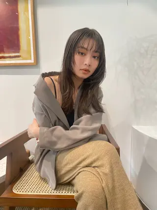 ロング カラー レイヤーカット🎀 kanaのヘアスタイル