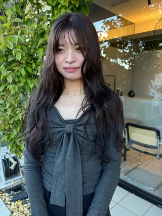 ロング カラー niil所属・miyu /niilのヘアスタイル