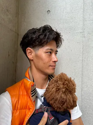 パーマ メンズ 似合わせカット /パーマ岡本淳平のヘアスタイル